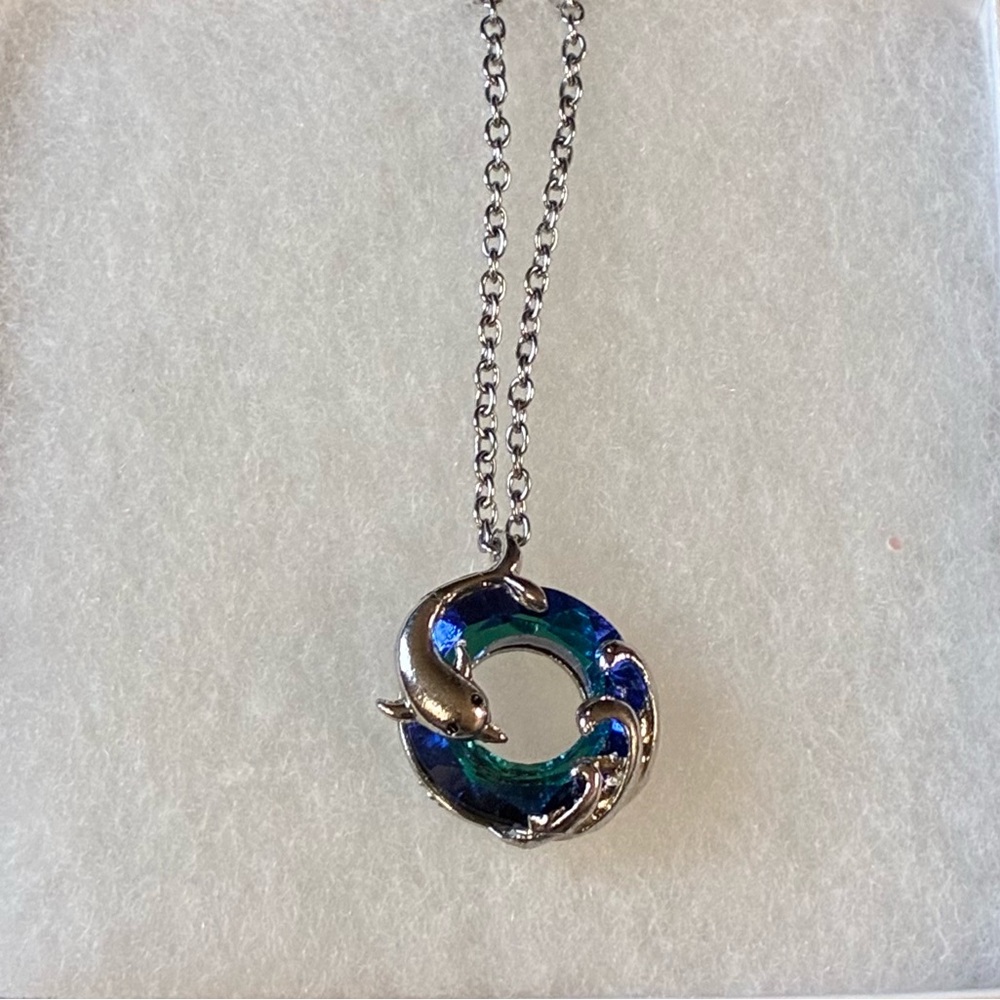 The “Ocean’s Embrace” Charm Necklace